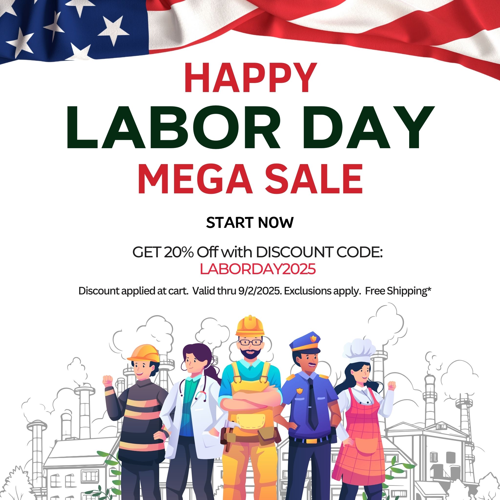 LABOR DAY BIG SALE!