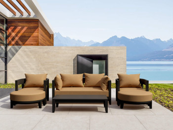 CORONADO ALUMINUM DEEP SEATING 6-PC SET
